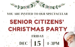 Senior Citizens&#039; Christmas Party 2023